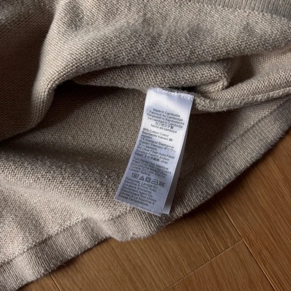 JCrew Factory Cardigan Sweater with Gold Buttons - Picture 4 of 5